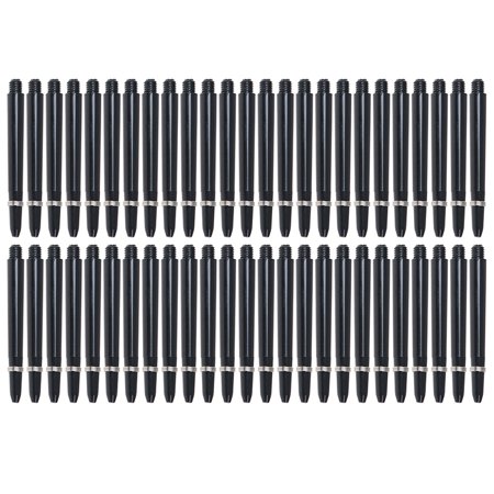 50pcs 48mm Nylon Dart Shafts 2BA Screw Thread Darts Rod Stem+Protection FMYHWA