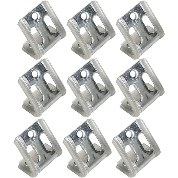 50pcs 5 Holes Thick Couch Spring Clips, Upholstery Clips for Furniture, Ek Clips, S Clips Zig Zag Spring Clip, Sofa Chair Repair