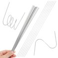 thumbnail image 1 of 50pcs About 50pcs 30cm Stainless Steel Spring Wire 24 Gauge 0.6mm Straight Spring Wire Hard Stainless Steel Straight Wire Elasticity Wire for Jewelry Making 3D Prints BBQ Grilling Skewers, 1 of 6