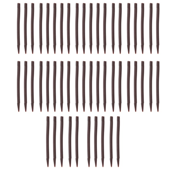 50pcs 53mm Anti-Tangle Rubber Sleeves for Fishing Rig Terminal Connectors & Hoses