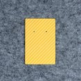 thumbnail image 1 of 50pcs 6x9cm Earring Display Cards Paperboard Holder For Jewelry Necklace Small Businesses Entrepreneurship Packaging Material Yellow Line, 1 of 6
