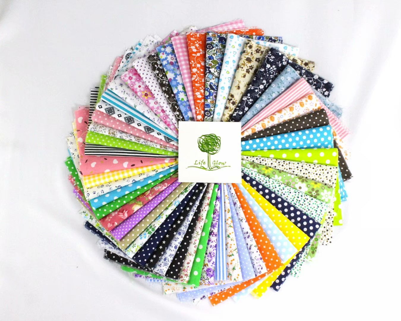 50pcs 7.9x10 inch Cotton Fabric Bundle Pre Cut Patchwork Squares DIY Craft Precut Quilting