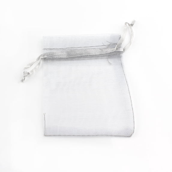 50pcs 7x9 9x12 10x15 13x18cm Gift Organza Bags Drawable Wedding Party Decoration Gift Bags Display Packaging Jewelry Pouches gray 10x15cm