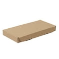 thumbnail image 1 of 50pcs 8.7 "x 4.3" x 1 "(22x11x2.5cm) thickness 1.8mm aircraft box corrugated cardboard box kraft paper color, 1 of 10