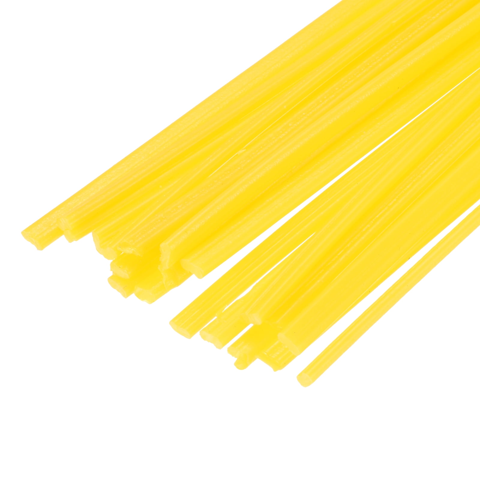 50-Pack 8-Inch PE Plastic Welding Rods, 5mm X 2.5mm – Yellow Strips For Repairing Bumpers, Kayaks & DIY