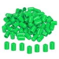 thumbnail image 1 of Uxcell 200Pcs 2mm Rubber End Caps Cover Vinyl Screw Thread Protector Round Wire Shelf Caps Green, Green 8mm 50, 1 of 5