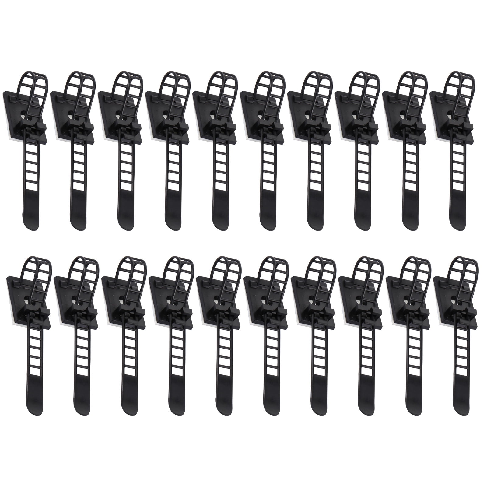 50pcs Adjustable Cable Clips SelfAdhesive Wire Clips Cable Management
