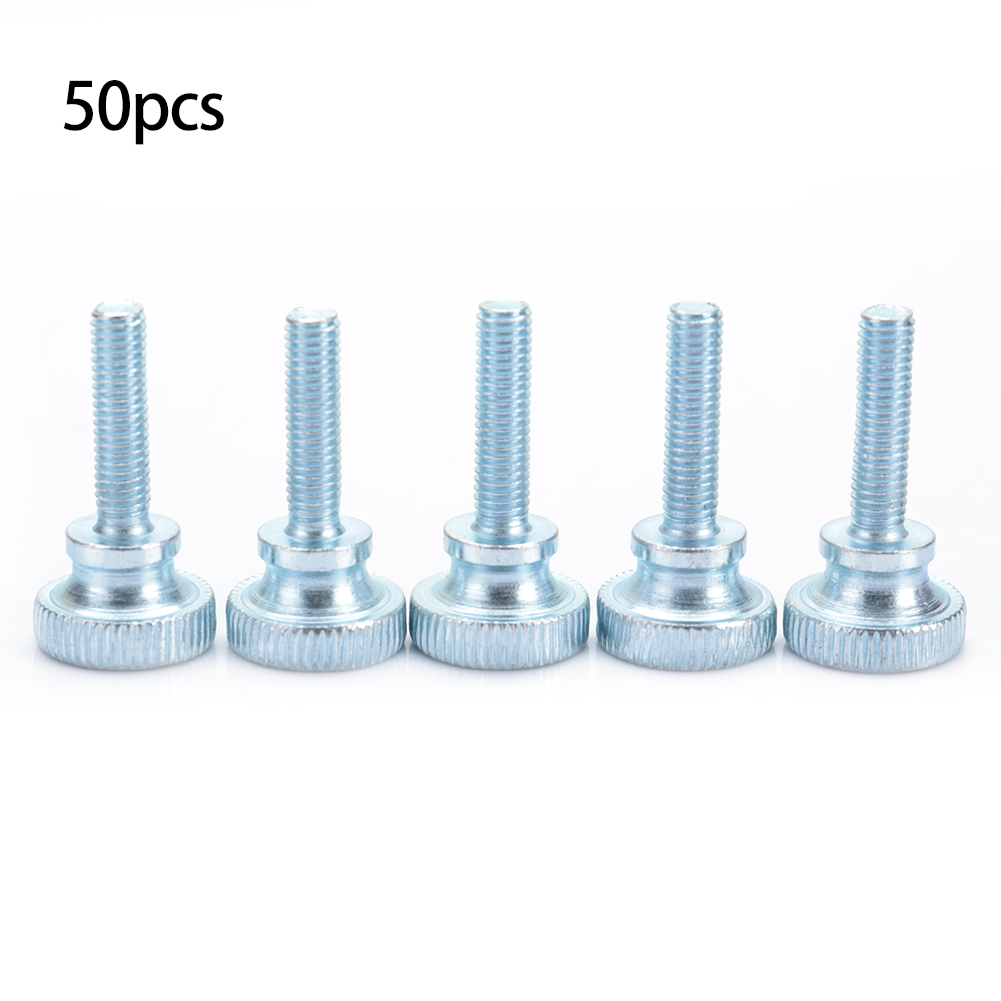 50pcs Adjustable Step Double Handle High Head Knurled Screw M5*20 ...