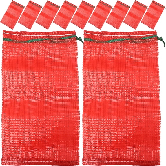 50pcs Agricultural Vegetable Bags Mesh Onion Packing Bags Potato Mesh Bags
