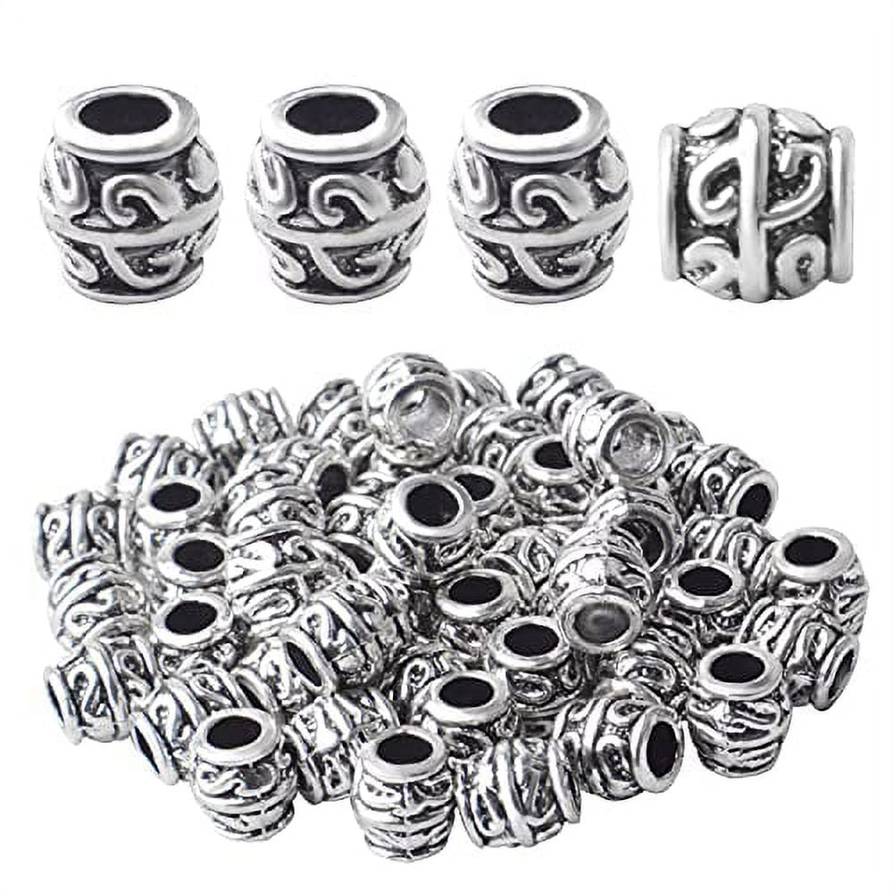 Spacer Beads and Charms for Pandora Charm Bracelets - Antique Silver Spacers  