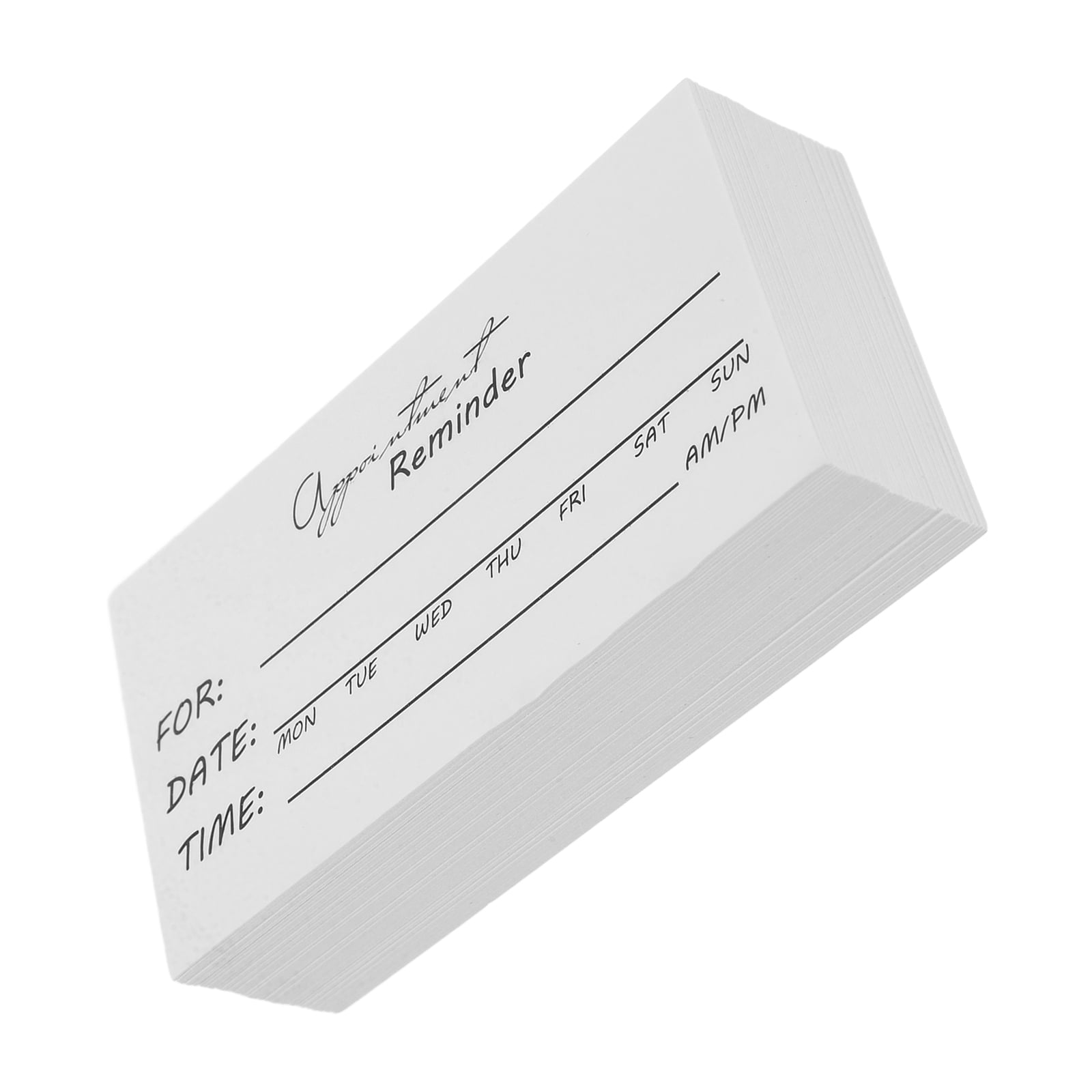50pcs Appointment Reminder Card Appointment Reminder Cards Creative Appointment  Reminder Card - Walmart.com, image size:1600x1600