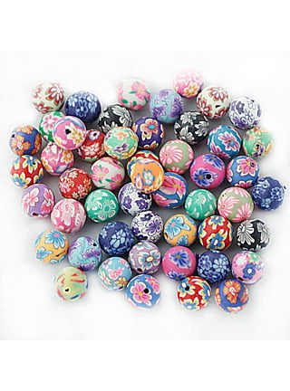 100pcs Fruit Theme Polymer Clay Beads Hand-made Beads Charms for Jewelry  Making
