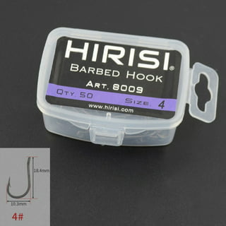50pcs/Box High Carbon Steel Curved Shank Carp Fishing Hooks