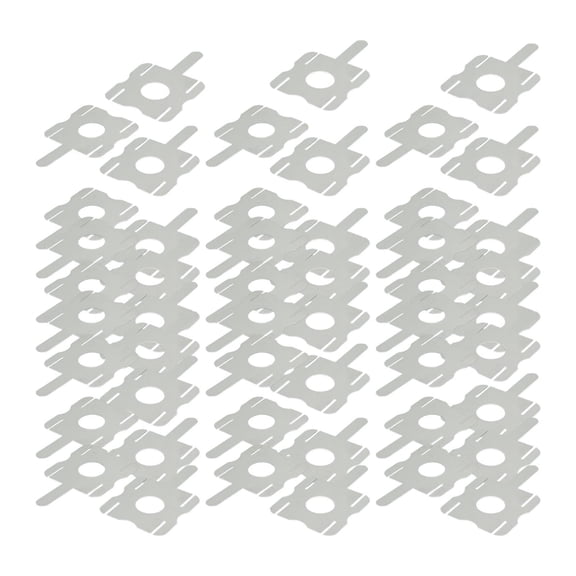 50pcs Battery Welding Sheet Connection Tabs Efficient Conductivity for 10-cell Battery Packs and DIY Projects