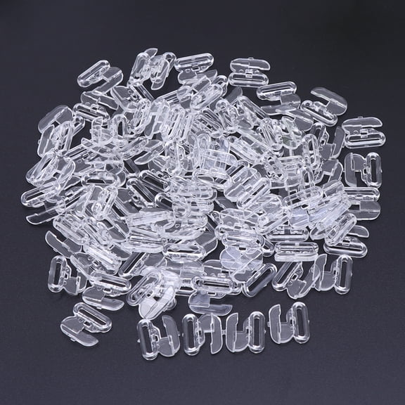 50pcs Bikini Clips Hook Bra Clasps Swimsuit Buttons Apparel Sewing Buckles