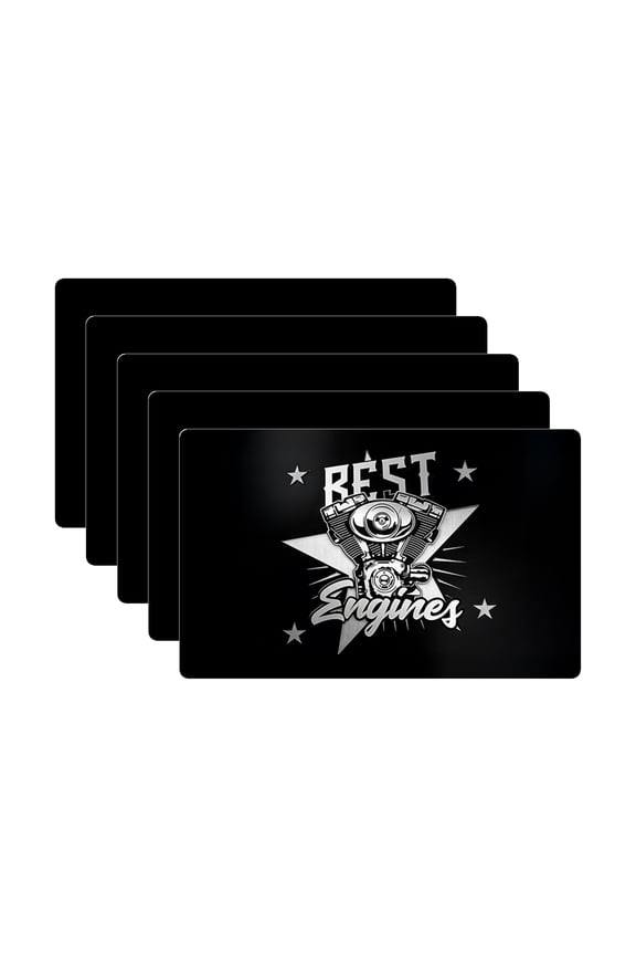 50pcs Black Aluminum DIY Card For Laser Engraving Machine Engraving Laser Crafts Making