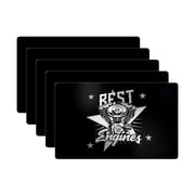 50pcs Black Aluminum DIY Card For Laser Engraving Machine Engraving Laser Crafts Making