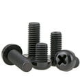 thumbnail image 1 of 50pcs Black Nylon Round head screw and nut set M5x8mm, 1 of 5