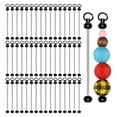 thumbnail image 1 of 50pcs Blank Beadable Keychain Bars,Metal DIY Bead Keychain Bar Charms Easy to Detachable Beaded Key for Craft Item, 1 of 6