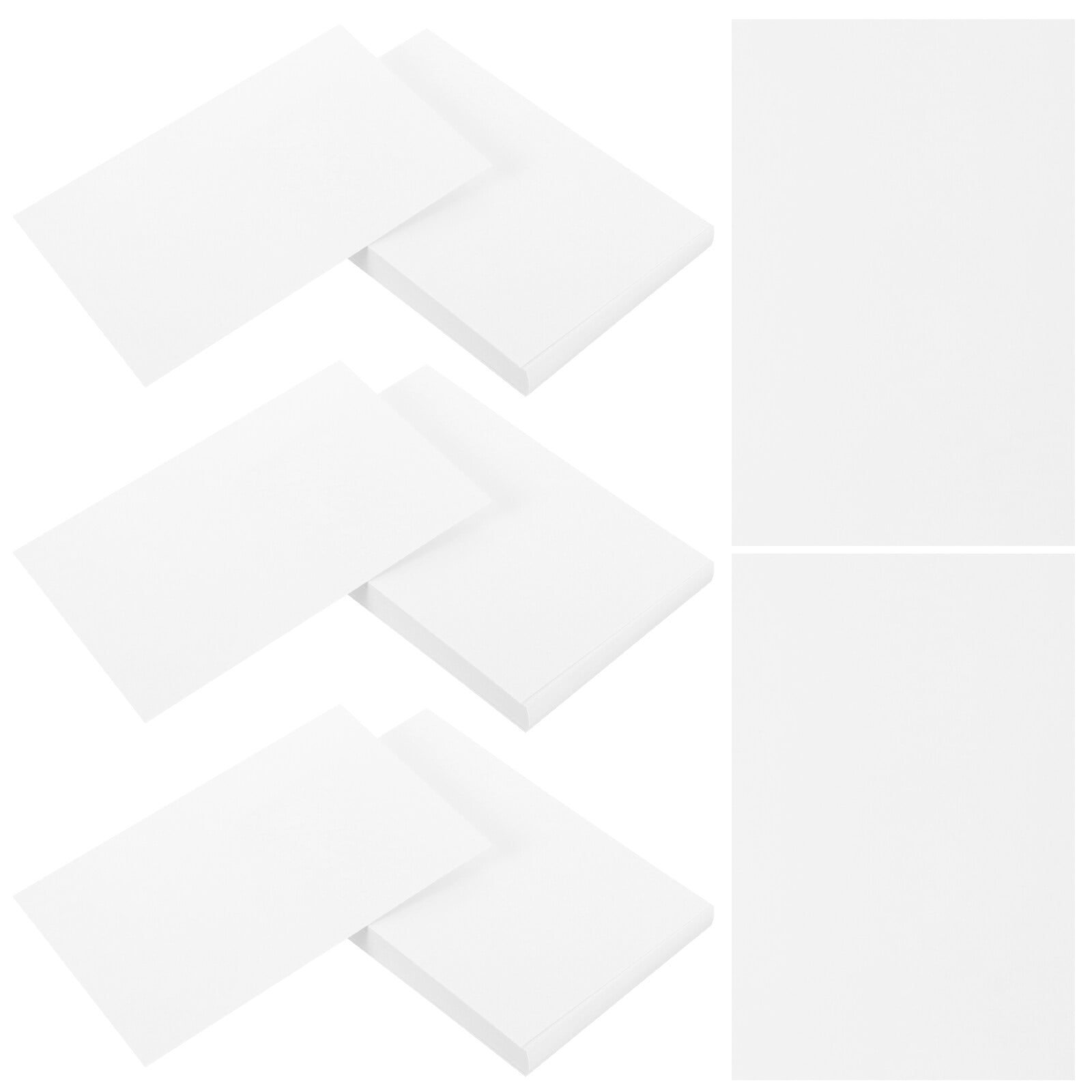 50pcs Blank Cards Flash Cards Memo Card Note Cards DIY Greeting Cards  Postcards 