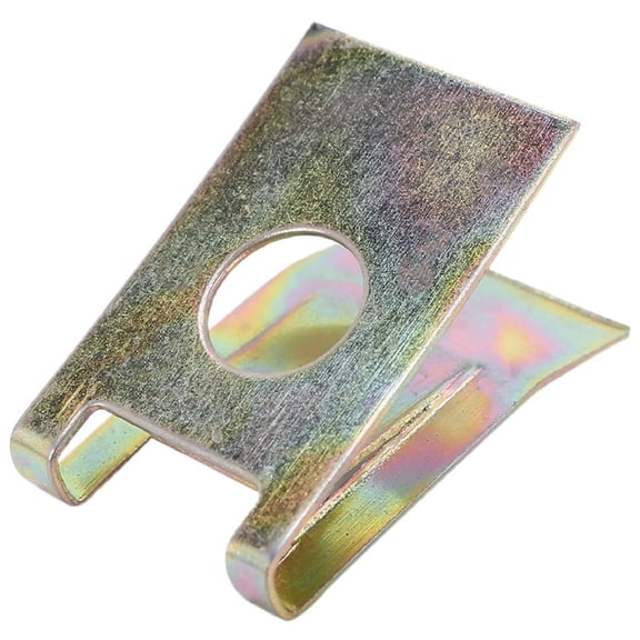 50pcs Bronze Tone Spring Metal Car Door Panel Screw U-Type Clips