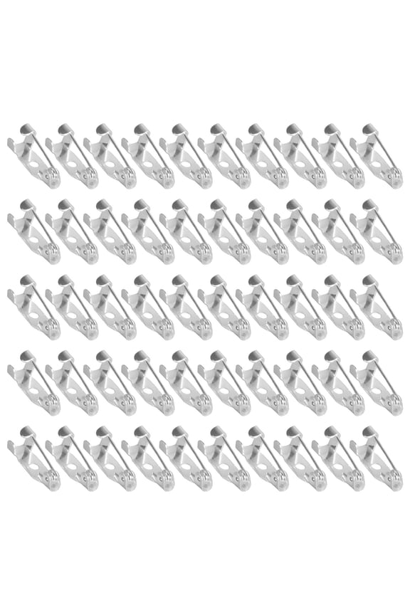 50pcs Brooch Pins Secure Back Clasp Multisize Pins For Creative Art Project And Sewing Needs Accessories