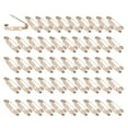 thumbnail image 1 of 50pcs Brooch Pins Secure Back Clasp Multisize Safety Pins For Creative Art Project And Sewing Needs Accessories, 1 of 8