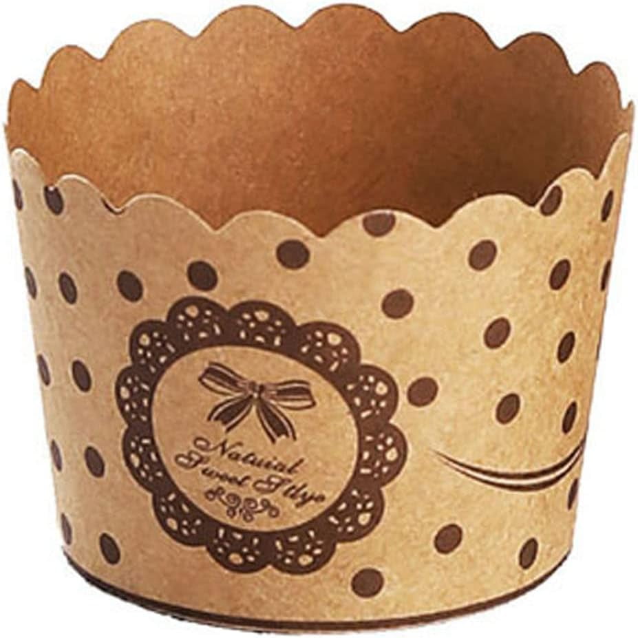50pcs Brown Krafts Muffin Cupcake Paper Cup Muffin Cupcake Liners ...