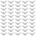 thumbnail image 1 of 50pcs  Butterfly-shaped Wing Nuts Practical Fastening Nut Assortment Kit, 1 of 9