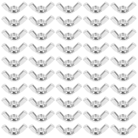 50pcs Butterfly-shaped Wing Nuts Practical Fastening Nut Assortment Kit