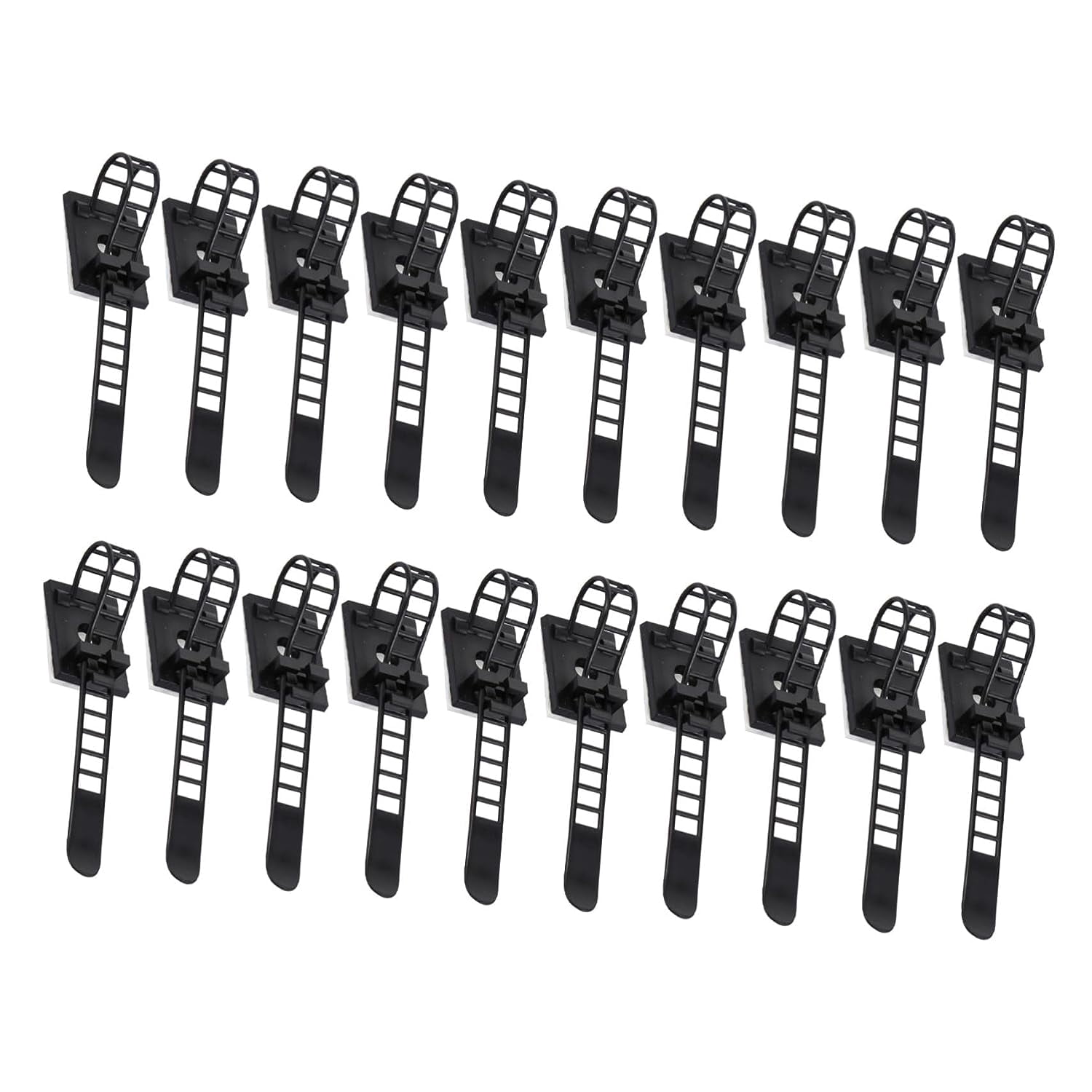 50pcs Cable Manager Adjustable Cable Clips Charging Cord Holder Cable ...