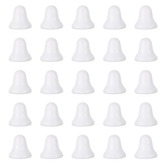 FONDOTIN 50 Pieces White Foam Blocks for Crafts, Holiday Decorations, Art Projects, Seasonal Crafts and Uses