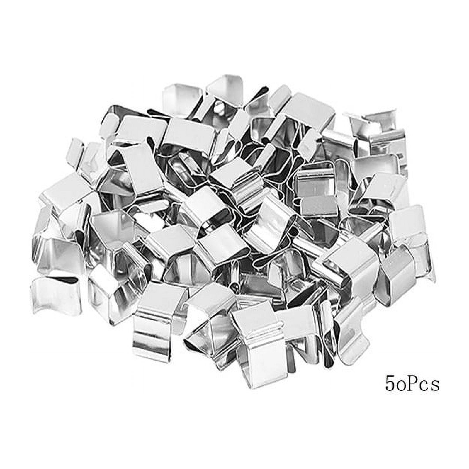 50pcs Christmas Light Gutter Hooks Long Lasting Steel Fairy Lights