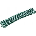 thumbnail image 1 of 50pcs Christmas Pipe Cleaners Striped and Glitter Chenille Stem for Art and Crafts Crafts Decorations Dark Green and White, 1 of 5