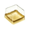 thumbnail image 1 of 50pcs-Clear Plastic Mini Cake Box Set Baking and Kitchen Tools Ldeal for Camping Dining Restaurants and Bakeries, 1 of 7