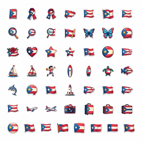 50pcs Colorful Airplane Stickers Holiday Aviation Vehicle Stickers Toy Gift Stationery Phone Laptop Bicycle Guitar Travel Bottles Book