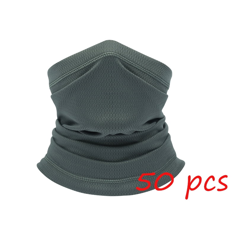 50pcs Cooling Sweat Wicking Neck Gaiter Face Mask Cycling Fishing ...