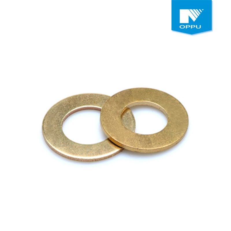 50pcs Copper Flat Washers Metric Flat Sealing Washers O Ring Gasket for ...
