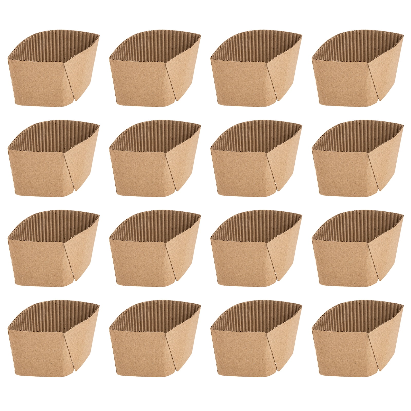 50pcs Corrugated Paper Cup Covers Corrugated Paper Mug Sleeves Coffee ...