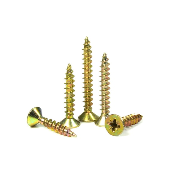 50pcs Cross Head Self-Tapping Screw Dry Wall Nail With Hard Flat Head Wood Screw Fiber Nail M4