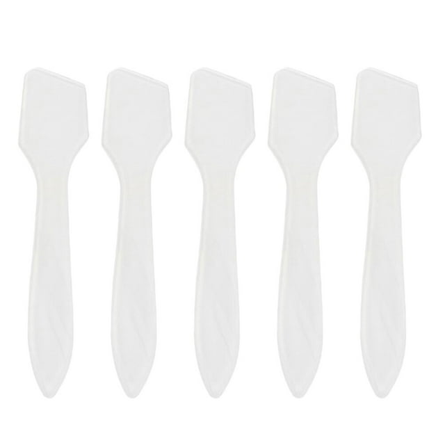 50pcs DIY Cosmetic Spatula Scoop Beauty Tools Facial Cream Dispenser