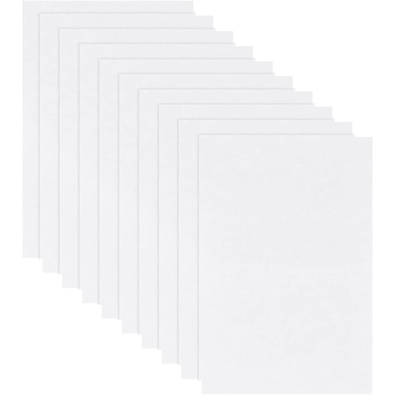 50pcs DIY Thermostability Ironing Papers Fuse Beads Pegboards Square Ironing Papers Fuse Bead Accessories for Children Puzzle Beans Toy 12x8inch Paper