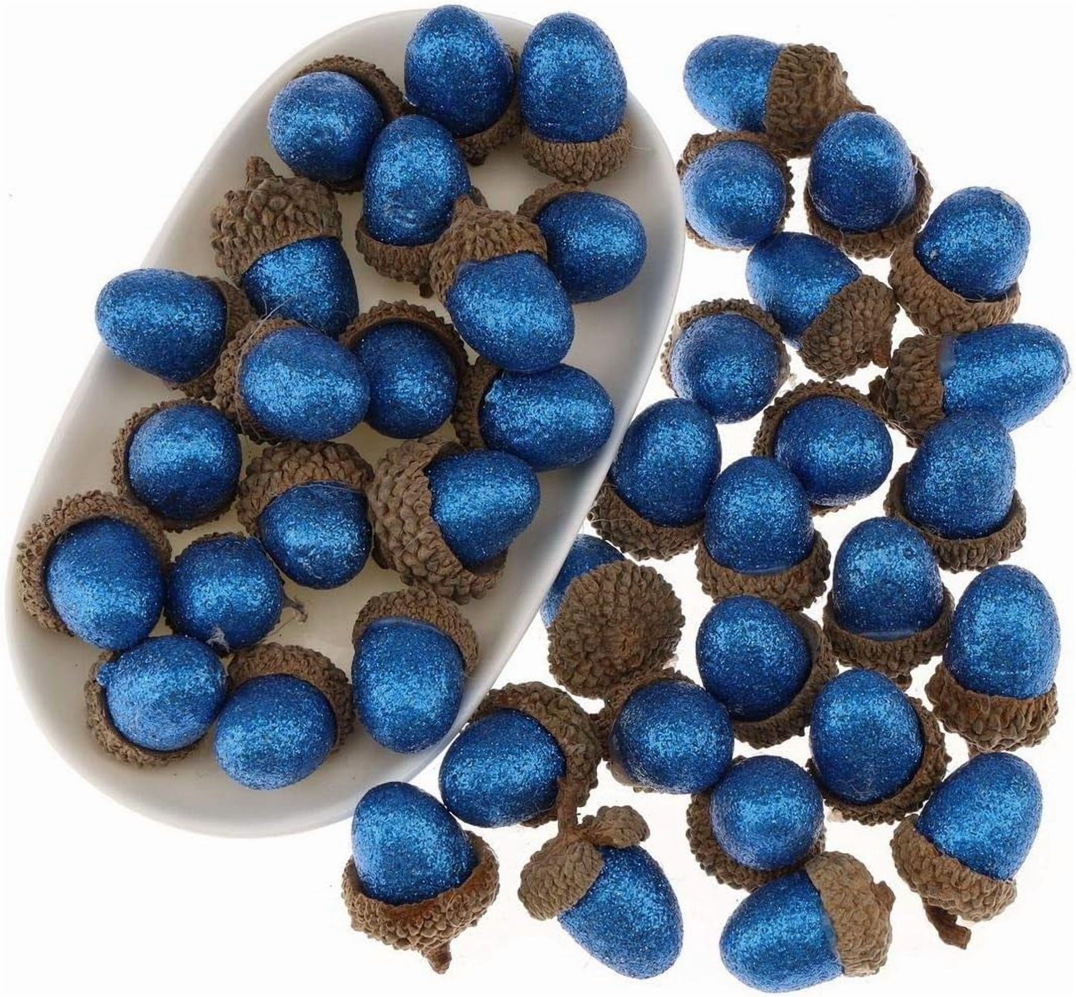 50pcs Decoration Green Acorn Fake Artificial Simulation Acorns Plant Home DIY Craft Accessories for Table Decor Vase Filler