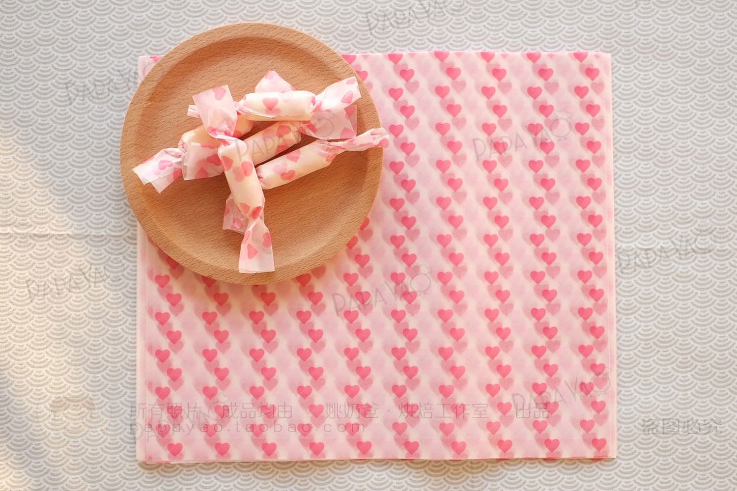 50pcs Deli Paper Nougat Wrapping Paper Sheet Wax Paper Taco Wrapper