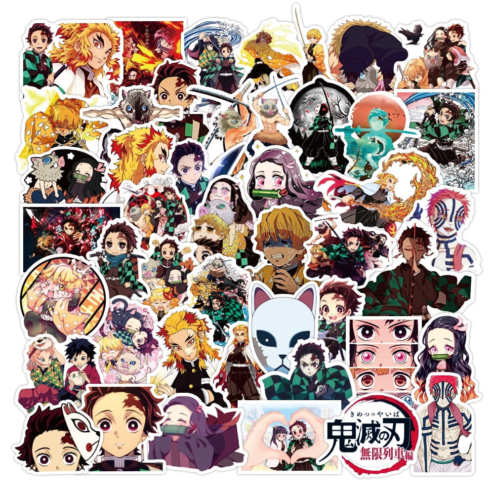 Stickers manga/animé lot de 100 pièces (sans doubles). – Ma boutique