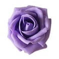 thumbnail image 1 of 50pcs Diameter 6cm Cheap PE Foam Rose Head beauty Wedding Valentine's Day Gift Wedding Bouquet Home Decoration Hand Flower Art purple 1pcs, 1 of 5