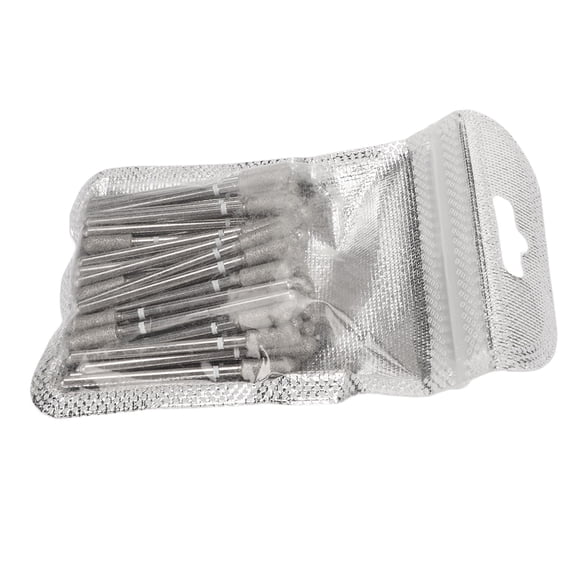 50pcs Diamond Nail Drill Bits Set for Cuticle Cleaning, Professional Grinding Heads for Russian/Japanese Manicure & Pedicure Tools