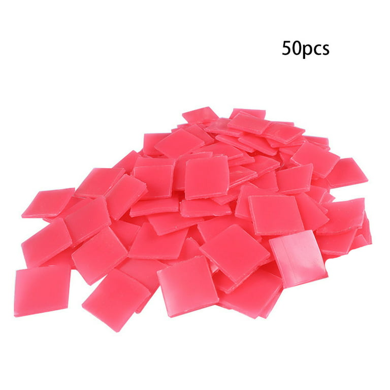 50pcs Diamond Painting Glue Clay Drilling Mud Crafts Silicone Embroidery  Cross-stitch Painting Set Tool, 3x3cm 