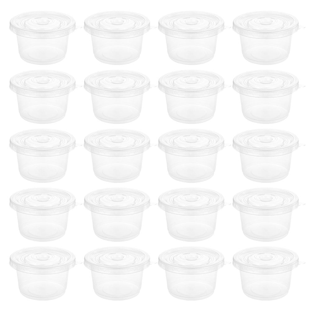 50pcs Disposable Food Bowls Takeout Food Cups Porridge Packing Cups