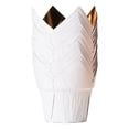 50pcs Disposable Tulip Cupcake Liners Baking Paper Cup Holders Muffin ...